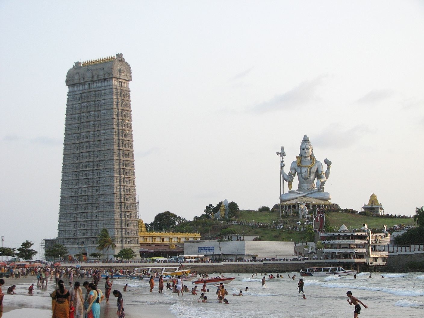 Murudeshwar Beach and Temple