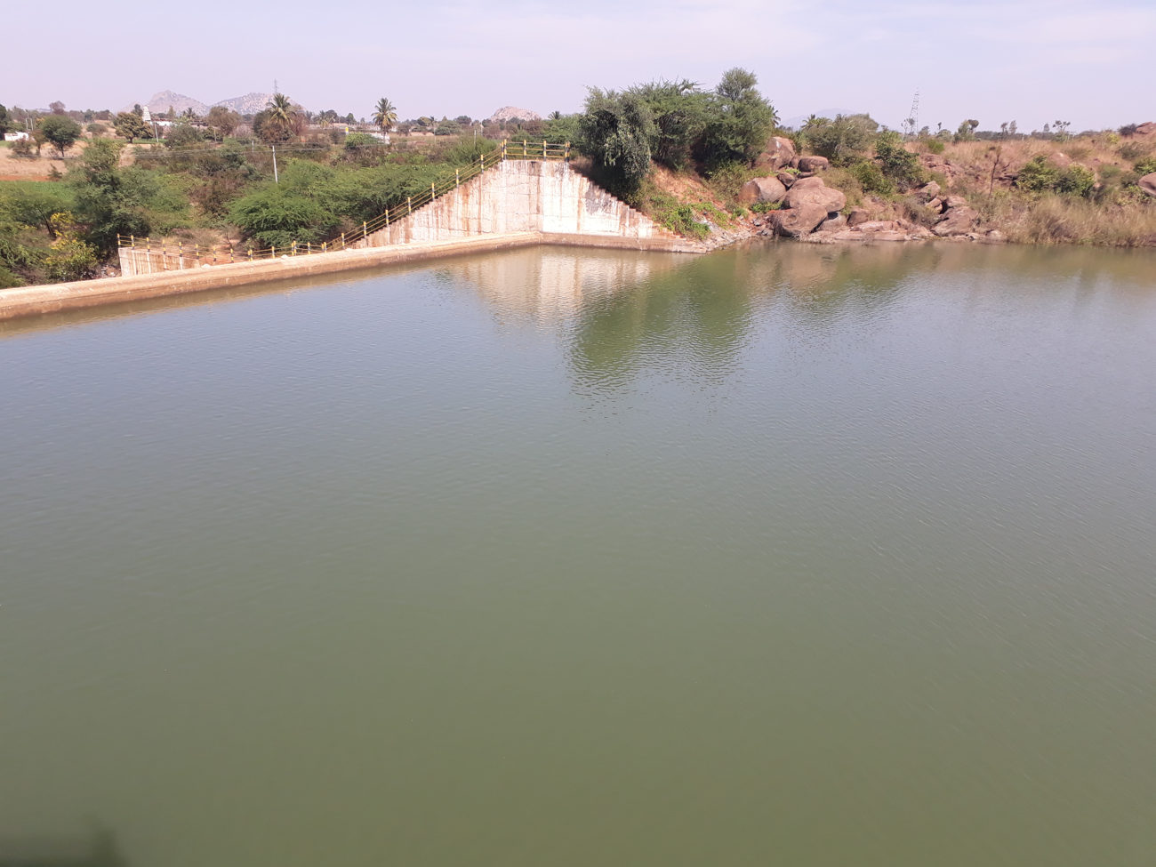 chitravathi dam back water images-bagepalli